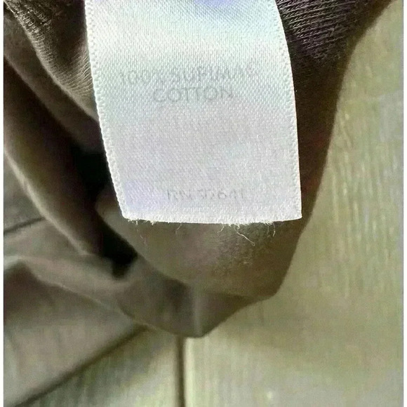 J JILL SIMPLY SUPIMA SCOOP NECK TUNIC TOP SZ 3XL BLACK 3/4 SLEEVES - Picture 7 of 8